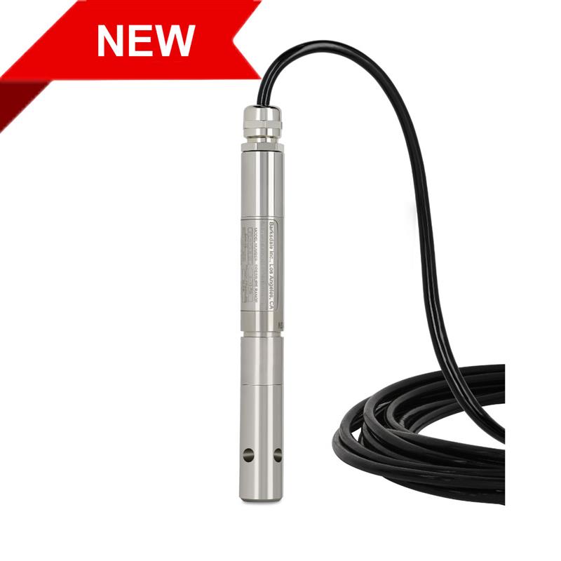 Submersible level transducer for groundwater and tank level monitoring